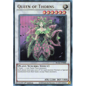 Yu-Gi-Oh TCG BLGG-EN088 UR Queen of Thorns Battles of Legend: Glorious Gallery