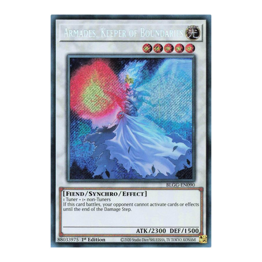 Yu-Gi-Oh TCG BLGG-EN090 SE Armades, Keeper of Boundaries Battles of Legend: Glorious Gallery