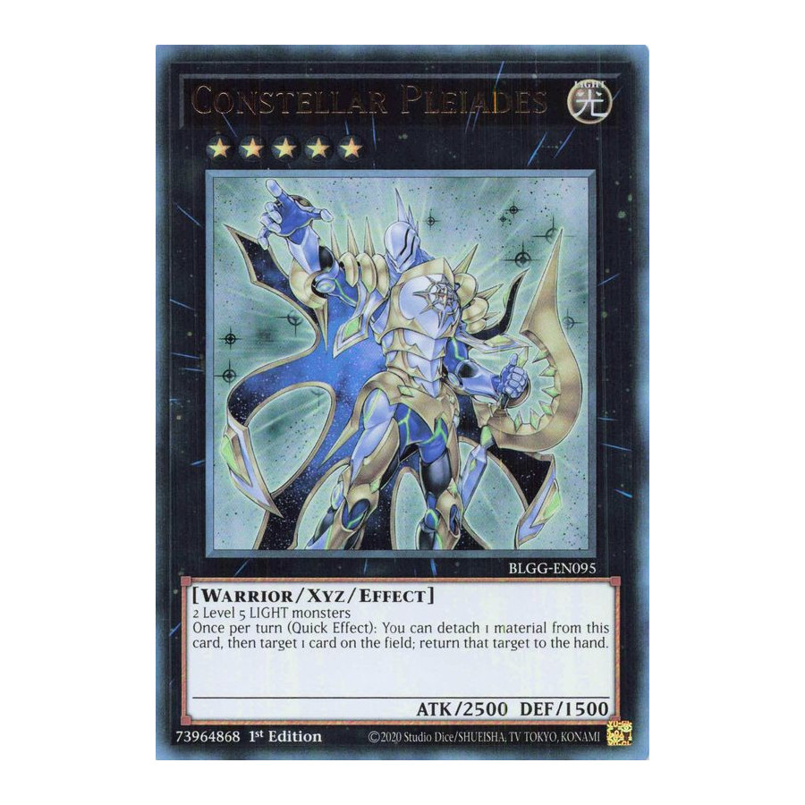 Yu-Gi-Oh TCG BLGG-EN095 UR Constellar Pleiades Battles of Legend: Glorious Gallery