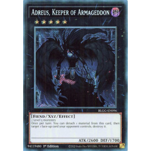 Yu-Gi-Oh TCG BLGG-EN096 UR Adreus, Keeper of Armageddon Battles of Legend: Glorious Gallery