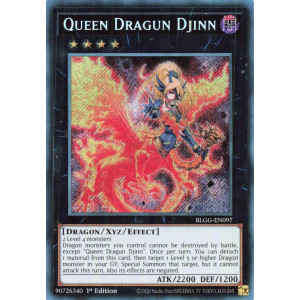 Yu-Gi-Oh TCG BLGG-EN097 SE Queen Dragun Djinn Battles of Legend: Glorious Gallery