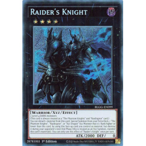 Yu-Gi-Oh TCG BLGG-EN099 SE Raider's Knight Battles of Legend: Glorious Gallery