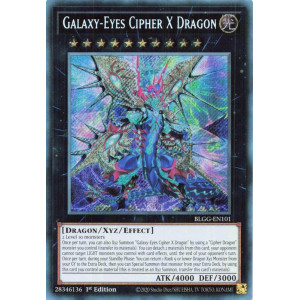 Yu-Gi-Oh TCG BLGG-EN101 SE Galaxy-Eyes Cipher X Dragon Battles of Legend: Glorious Gallery
