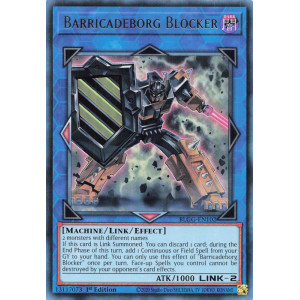 Yu-Gi-Oh TCG BLGG-EN102 UR Barricadeborg Blocker Battles of Legend: Glorious Gallery