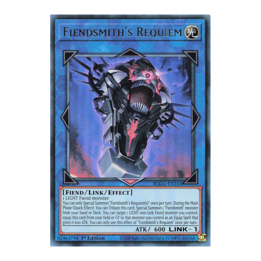 Yu-Gi-Oh TCG BLGG-EN103 UR Fiendsmith's Requiem Battles of Legend: Glorious Gallery