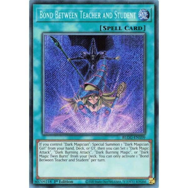 Yu-Gi-Oh TCG BLGG-EN109 SE Bond Between Teacher and Student Battles of Legend: Glorious Gallery