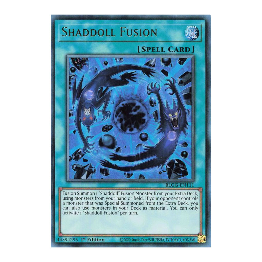 Yu-Gi-Oh TCG BLGG-EN111 UR Shaddoll Fusion Battles of Legend: Glorious Gallery