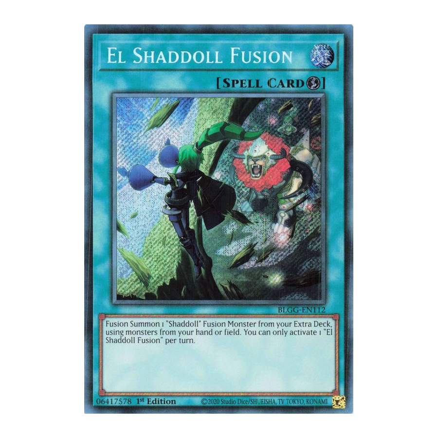 Yu-Gi-Oh TCG BLGG-EN112 SE El Shaddoll Fusion Battles of Legend: Glorious Gallery
