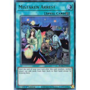 Yu-Gi-Oh TCG BLGG-EN114 UR Mistaken Arrest Battles of Legend: Glorious Gallery