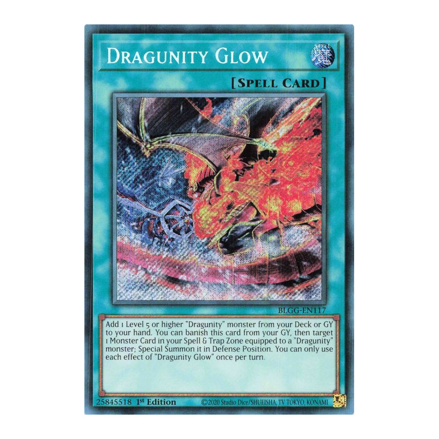 Yu-Gi-Oh TCG BLGG-EN117 SE Dragunity Glow Battles of Legend: Glorious Gallery