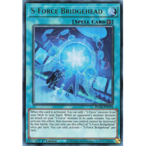 Yu-Gi-Oh TCG BLGG-EN118 UR S-Force Bridgehead Battles of Legend: Glorious Gallery