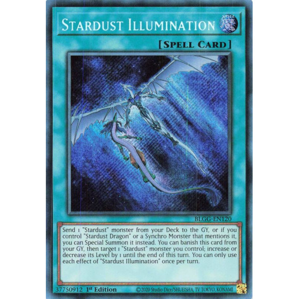 Yu-Gi-Oh TCG BLGG-EN120 SE Stardust Illumination Battles of Legend: Glorious Gallery