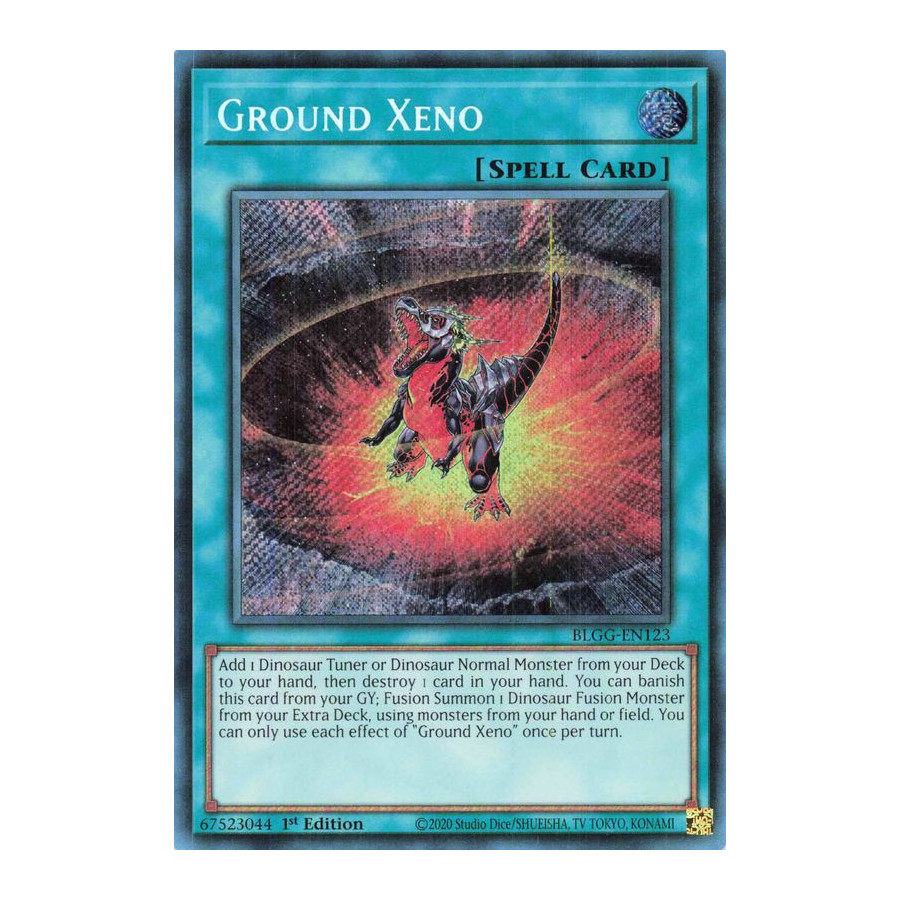 Yu-Gi-Oh TCG BLGG-EN123 SE Ground Xeno Battles of Legend: Glorious Gallery