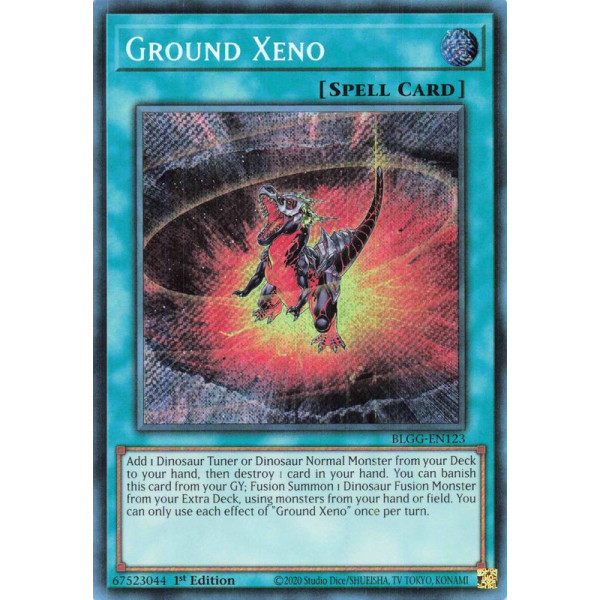Yu-Gi-Oh TCG BLGG-EN123 SE Ground Xeno Battles of Legend: Glorious Gallery