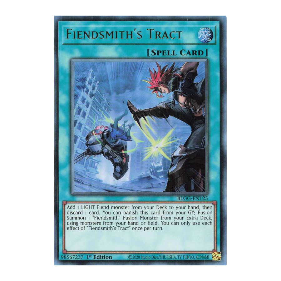 Yu-Gi-Oh TCG BLGG-EN125 UR Fiendsmith's Tract Battles of Legend: Glorious Gallery