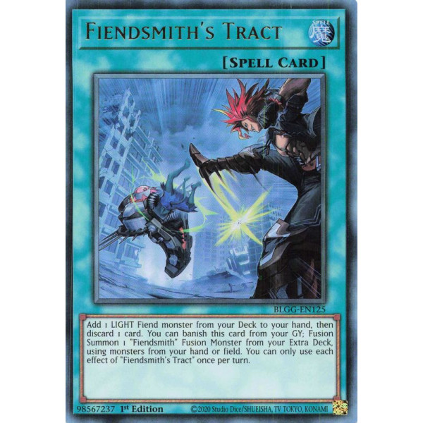 Yu-Gi-Oh TCG BLGG-EN125 UR Fiendsmith's Tract Battles of Legend: Glorious Gallery