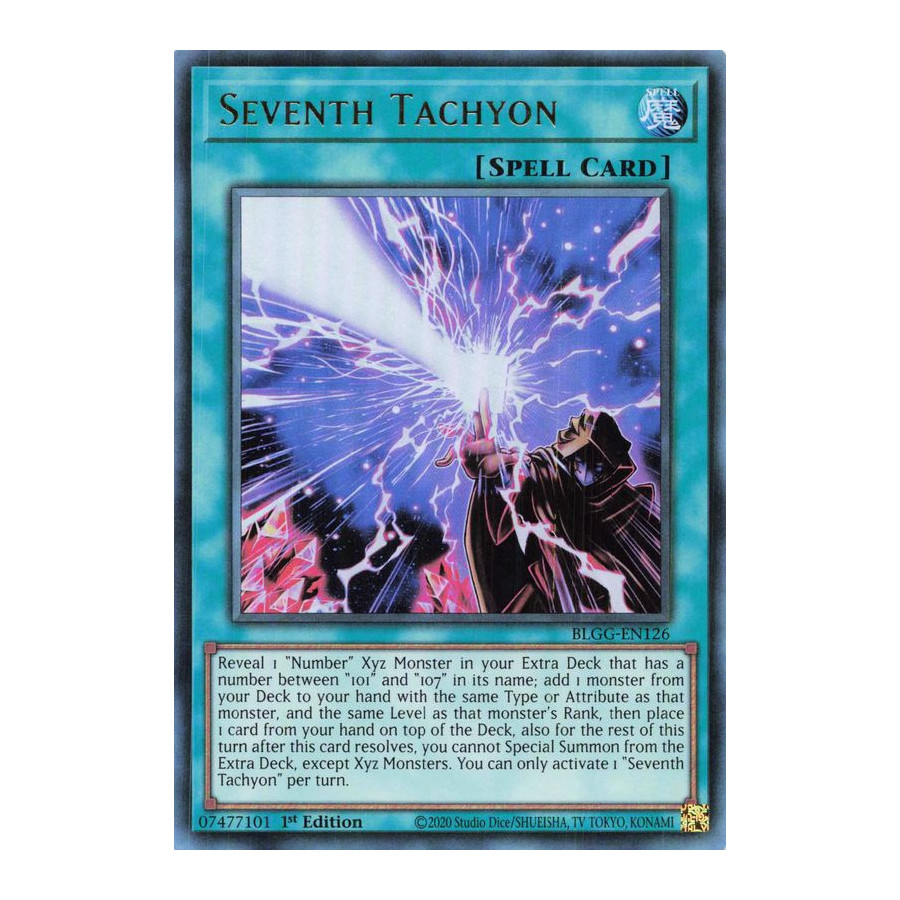 Yu-Gi-Oh TCG BLGG-EN126 UR Seventh Tachyon Battles of Legend: Glorious Gallery