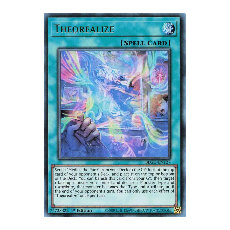 Yu-Gi-Oh TCG BLGG-EN127 UR Theorealize Battles of Legend: Glorious Gallery