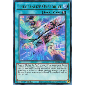 Yu-Gi-Oh TCG BLGG-EN128 UR Theorealize Overdrive Battles of Legend: Glorious Gallery