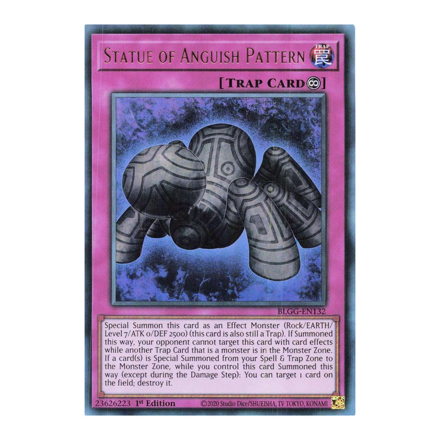 Yu-Gi-Oh TCG BLGG-EN132 UR Statue of Anguish Pattern Battles of Legend: Glorious Gallery