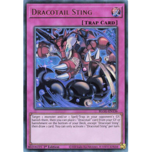 Yu-Gi-Oh TCG BLGG-EN136 UR Dracotail Sting Battles of Legend: Glorious Gallery