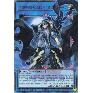 Yu-Gi-Oh TCG BLGG-EN144 UR Underworld Goddess of the Closed World (extended art) Battles of Legend: Glorious Gallery