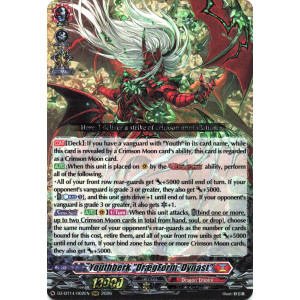 Vanguard TCG card DZ-BT14/002EN RRR Youthberk DrægForm: Dynast  Envoys of the Crimson Moon