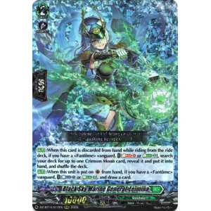 Vanguard TCG card DZ-BT14/017EN RRR Black Sky Marine General, Leimina Envoys of the Crimson Moon
