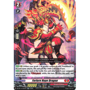 Vanguard TCG card DZ-BT14/024EN RR Forlorn Hope Dragon Envoys of the Crimson Moon