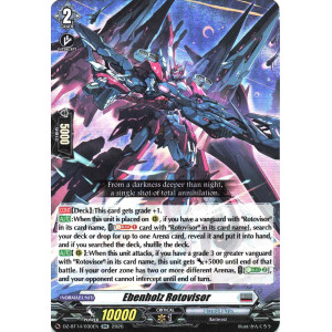 Vanguard TCG card DZ-BT14/030EN RR Ebenholz Rotovisor Envoys of the Crimson Moon
