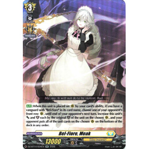 Vanguard TCG card DZ-BT14/034EN RR Bel-Fiore, Meak Envoys of the Crimson Moon