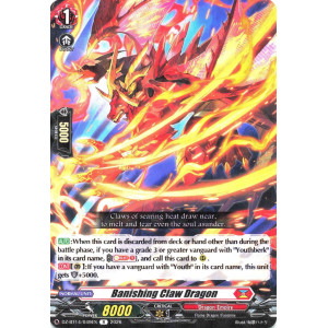 Vanguard TCG card DZ-BT14/049EN R Banishing Claw Dragon Envoys of the Crimson Moon