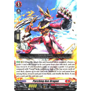 Vanguard TCG card DZ-BT14/050EN R Parching Axe Dragon Envoys of the Crimson Moon