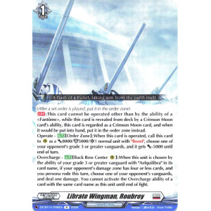 Vanguard TCG card DZ-BT14/058EN R Librate Wingman, Roubroy Envoys of the Crimson Moon