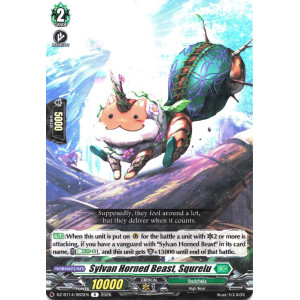 Vanguard TCG card DZ-BT14/063EN R Sylvan Horned Beast, Squrelu Envoys of the Crimson Moon