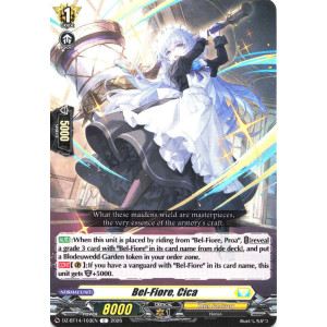 Vanguard TCG card DZ-BT14/103EN C Bel-Fiore, Cica Envoys of the Crimson Moon