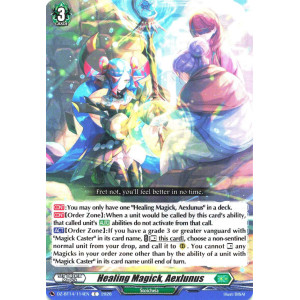 Vanguard TCG card DZ-BT14/114EN C Healing Magick, Aexlunus Envoys of the Crimson Moon