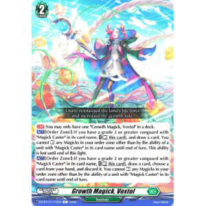 Vanguard TCG card DZ-BT14/115EN C Growth Magick, Voxtol Envoys of the Crimson Moon