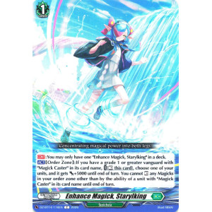Vanguard TCG card DZ-BT14/116EN C Enhance Magick, Starylking Envoys of the Crimson Moon