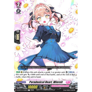Vanguard TCG card DZ-BT14/120EN C Paradoxical Heart, Wiereli Envoys of the Crimson Moon