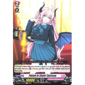 Vanguard TCG card DZ-BT14/121EN C Finish in Style! Zairicua Envoys of the Crimson Moon
