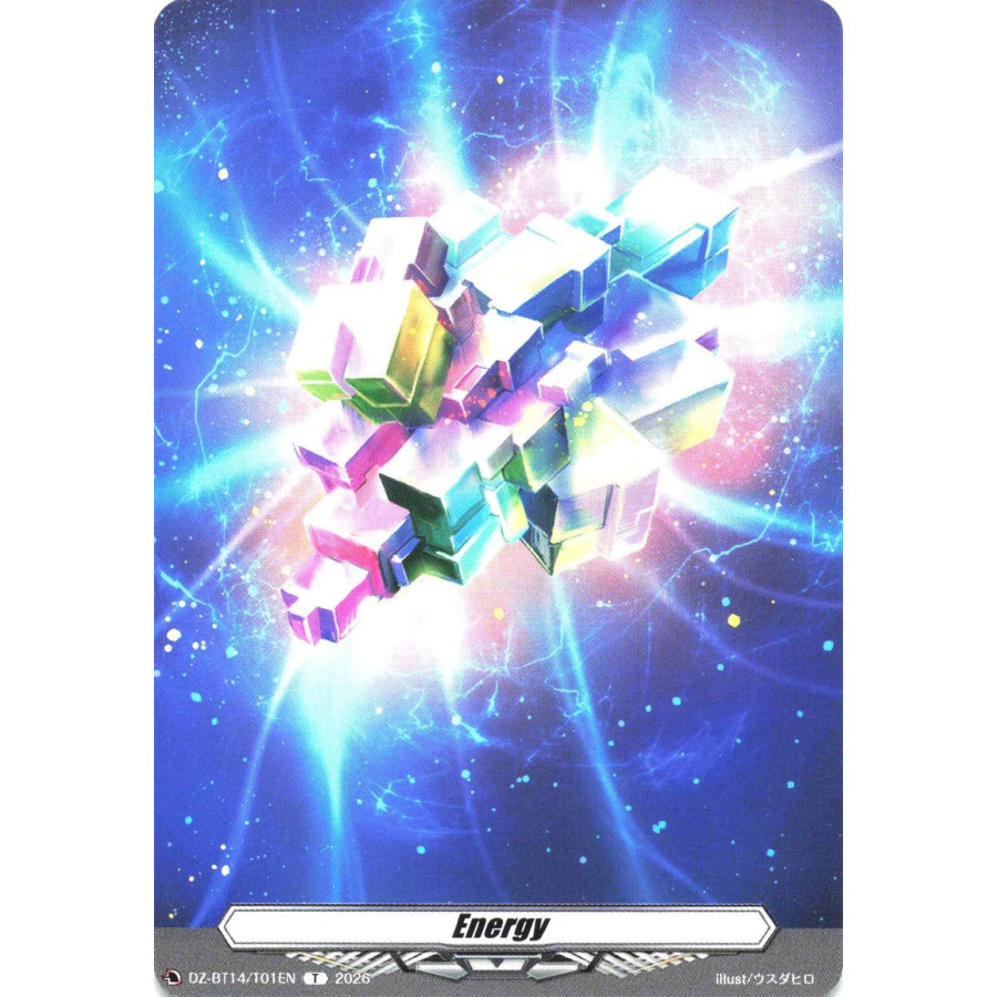 Vanguard TCG card DZ-BT14/T01EN T Energy Envoys of the Crimson Moon