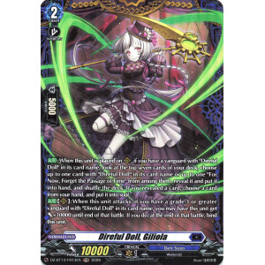 Vanguard TCG card DZ-BT14/FR14EN FR Direful Doll, Giliola Envoys of the Crimson Moon