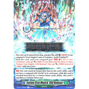Vanguard TCG card DZ-BT14/066EN R Fantum Gran Magick, Glid Radeaur Envoys of the Crimson Moon
