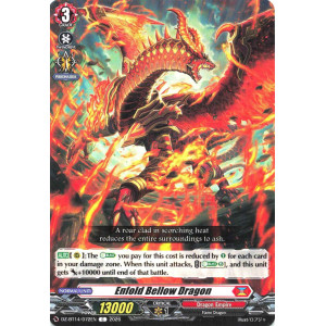 Vanguard TCG card DZ-BT14/072EN C Enfold Bellow Dragon Envoys of the Crimson Moon