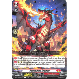 Vanguard TCG card DZ-BT14/073EN C Vandalism Dragon  Envoys of the Crimson Moon