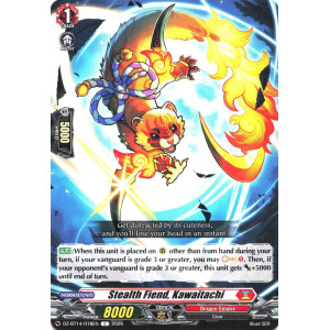 Vanguard TCG card DZ-BT14/078EN C Stealth Fiend, Kawaitachi Envoys of the Crimson Moon