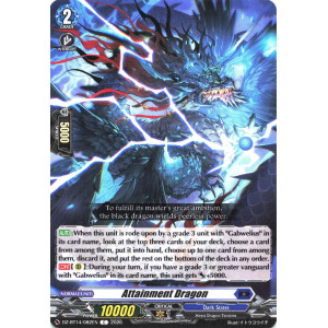 Vanguard TCG card DZ-BT14/082EN C Attainment Dragon Envoys of the Crimson Moon