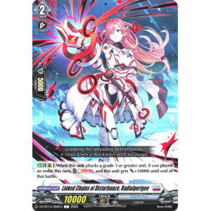 Vanguard TCG card DZ-BT14/090EN C Linked Chains of Disturbance, Radialperigee Envoys of the Crimson Moon