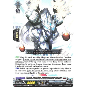 Vanguard TCG card DZ-BT14/097EN C Librate Battalion, Raketenwerfer Dragon Envoys of the Crimson Moon